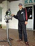 Славик Козлов с 200мм телескопом системы Шмидт-Кассегрен